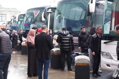 İstanbul'da 15 Temmuz Otogarı'nda yarıyıl tatili telaşı başladı