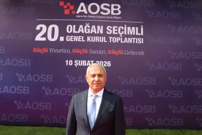 Adana Hacı Sabancı Organize Sanayi Bölgesi Başkanı Bekir Sütcü güven tazeledi