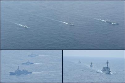 Andaman Denizi’nde güç gösterisi: Üç ülkeden ortak operasyon eğitimi