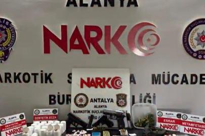 Antalya’da uyuşturucu operasyonunda 38 şüpheli hakkında işlem yapıldı