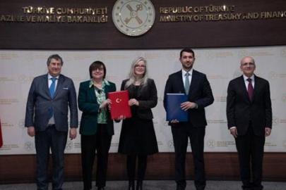 Bakan Şimşek, Avrupa Konseyi Kalkınma Bankası Başkanı Monticelli ile bir araya geldi