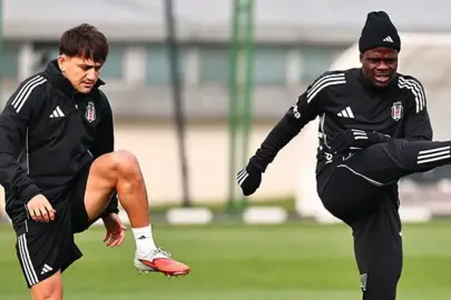Beşiktaş'ta yeni transfer idmana çıktı