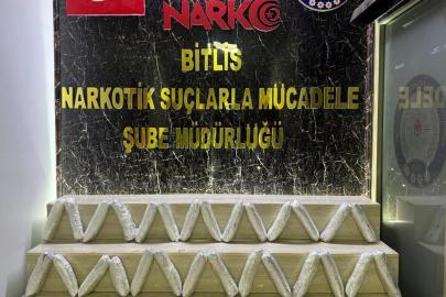 Bitlis'te 17 kilo 500 gram uyuşturucu ele geçirildi: 2 tutuklama