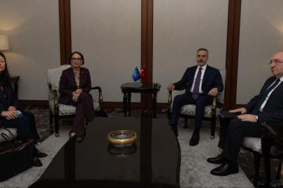 Dışişleri Bakanı Fidan, UNCTAD Genel Sekreteri Grynspan'ı kabul etti