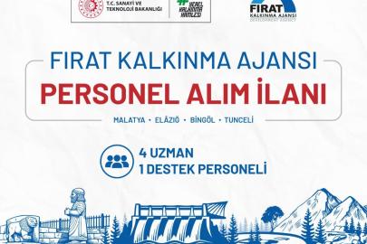 Fırat Kalkınma Ajansı personel alımı yapacak