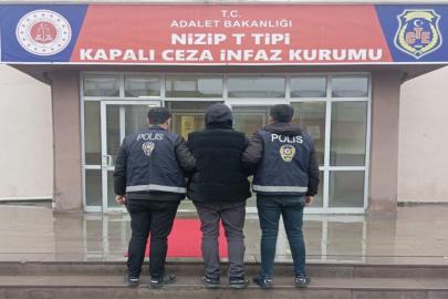 Gaziantep'te 28 yıl hapis cezası bulunan hükümlü yakalandı