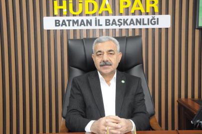 HÜDA PAR Batman İl Başkanı'ndan Ramazan ayı mesajı