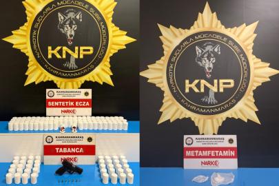 Kahramanmaraş’ta 7 bin sentetik hap ele geçirildi: 3 tutuklama