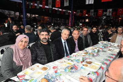 Kepez'de ramazanın ilk iftar sofraları kuruldu