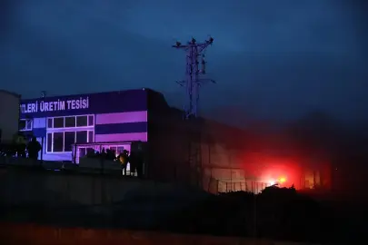 Kırklareli'nde süt ürünleri üretim tesisinde çıkan yangın söndürüldü