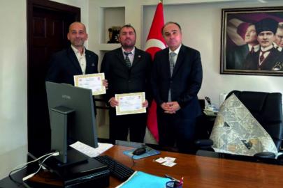 Korkuteli Tapu Müdürlüğü personeline başarı belgesi