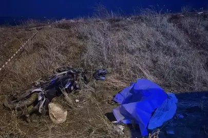 Nevşehir'de şarampole devrilen motosikletin sürücüsü öldü