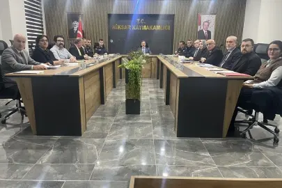 Niksar'da bağımlılıkla mücadele ilçe koordinasyon kurul toplantısı yapıldı