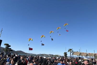 Şehit Yüzbaşı Tayyareci Fethi Bey, ölümünün 112'nci yılında Fethiye'de anıldı