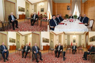 TBMM’de komisyon raporu mesaisi: Kurtulmuş siyasi parti temsilcilerini kabul etti