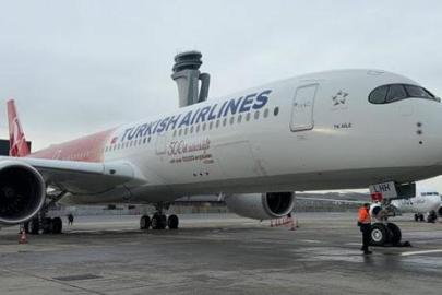 THY, 100 bin çalışanının fotoğrafıyla giydirdiği 500'üncü uçağını tanıttı