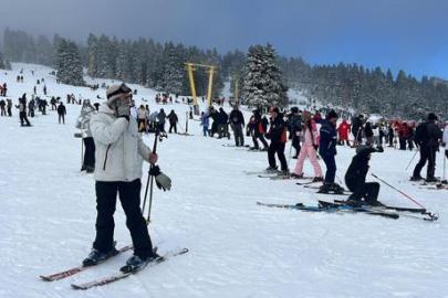 Uludağ'da Sevgililer Günü yoğunluğu