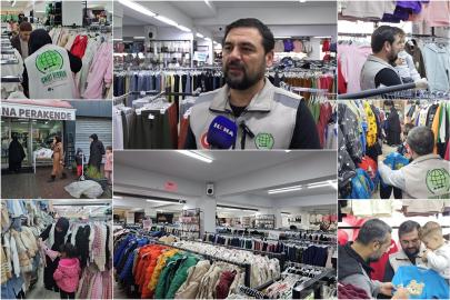 Umut Kervanı Bursa'da onlarca yetim çocuğun giyim ihtiyacını giderdi