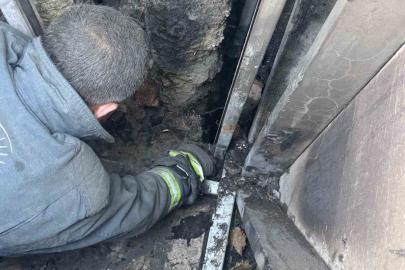 Van’da çatı yangını