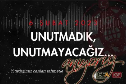 Yitirdiğimiz canları rahmetle anıyoruz... 6 Şubat'ı unutmadık, unutmayacağız!