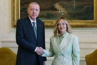 Cumhurbaşkanı Erdoğan, İtalya Başbakanı Meloni ile görüştü
