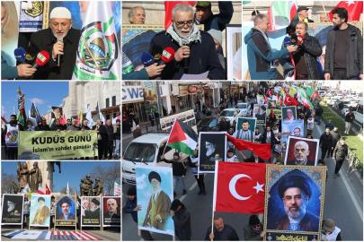 "Dünya Kudüs Günü" için İstanbul'da yürüyüş