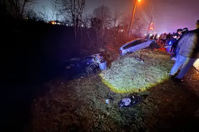 Düzce’de iki otomobil çarpıştı: 6 yaralı