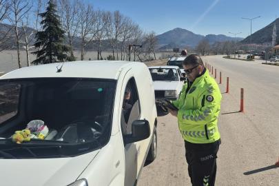 Eğirdir'de trafik denetimleri sıklaştırıldı