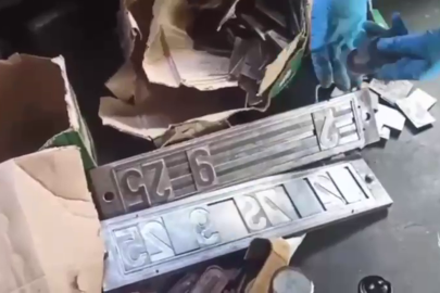 Gaziantep'te sahte plaka operasyonu: 3 şüpheli yakalandı