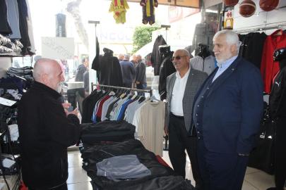 HÜDA PAR heyeti Akdeniz’de esnafın sorunlarını dinledi