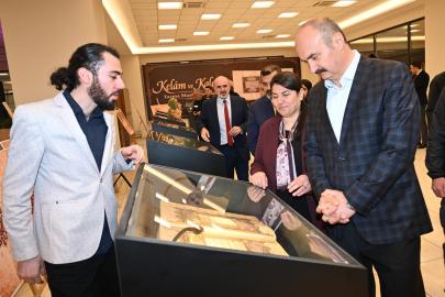 "Kelâm ve Kalem Yazma Mushaf Sergisi” ziyaretçilere kapılarını açtı