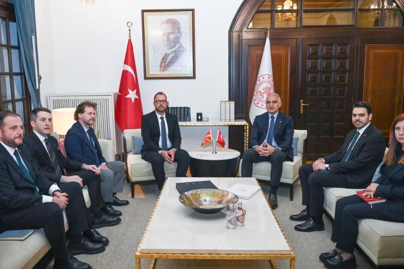 Kültür ve Turizm Bakanı Ersoy, Kuzey Makedonyalı mevkidaşıyla bir araya geldi