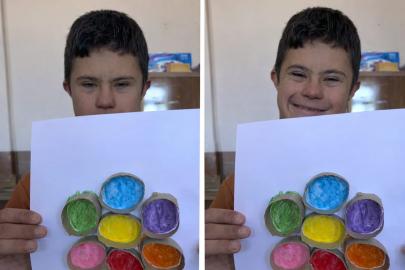 Minik eller Diyadin’de renkli çiçekler açtırdı