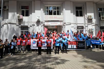 Bucak'ta eğitim sendikalarından okullarda şiddete karşı ortak tepki