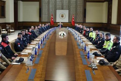 Cumhurbaşkanı Erdoğan, Bakan Çiftçi ve beraberindeki heyeti kabul etti