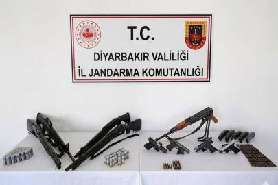 Diyarbakır’da ruhsatsız silah operasyonu