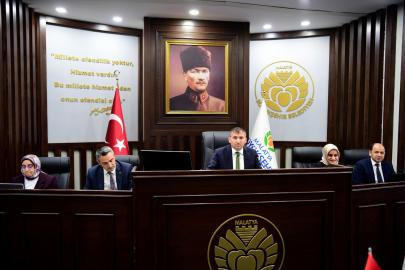 Malatya Büyükşehir Belediyesi nisan ayı meclis toplantısı yapıldı