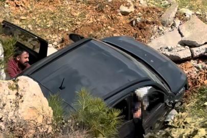 Otomobil şarampole düştü: 1 ölü, 3 yaralı