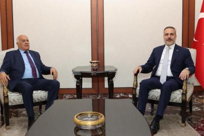 Bakanı Fidan, Fetih Genel Sekreteri Rajub'u kabul etti