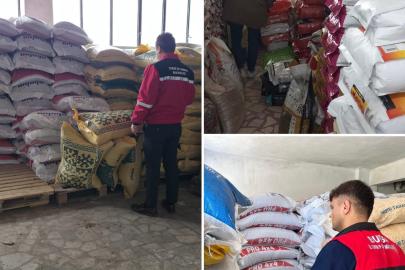 Bursa'da yem işletmelerinde denetim yapıldı