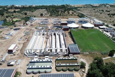 Lara Atıksu Arıtma Tesisi'nde sona gelindi