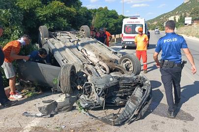 Burdur'da kaza: 2 yaralı