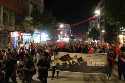 Van’da 15 Temmuz Demokrasi ve Milli Birlik Günü etkinliği