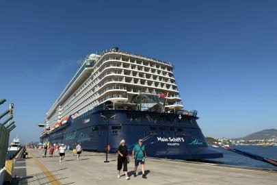 Bodrum’a kruvaziyerle 2 bin 756 turist geldi