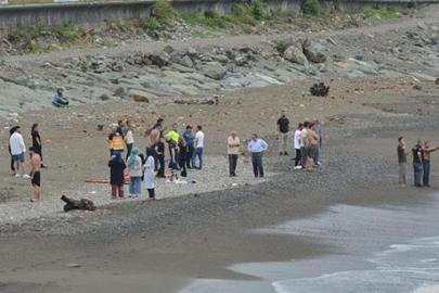 Rize'de denize giren 2 kardeşten 1'i öldü, diğeri kayıp