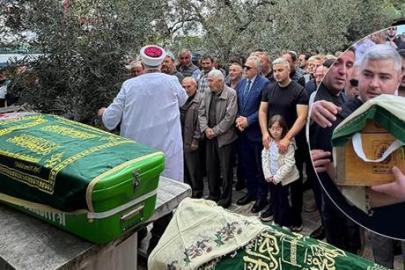 Doğuma 2 hafta kalmıştı! Kazada ölen hamile anne ve 3 yaşındaki kızı yan yana toprağa verildi