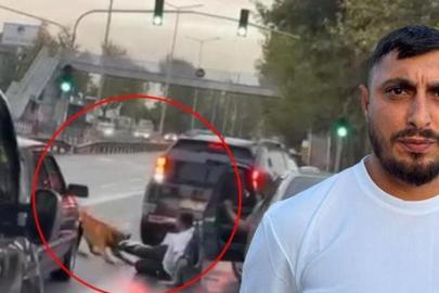 Ekmek almaya giderken kabusu yaşadı! Zincirini kopardı, yolda sürükledi