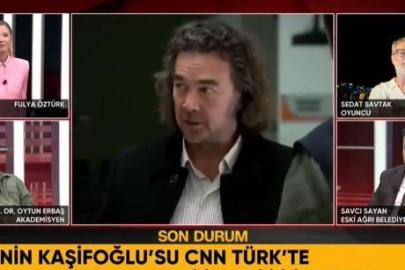 Türkiye’nin konuştuğu Kazım Kaşifoğlu karakterini canlandıran isim CNN Türk canlı yayınında