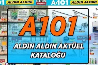A101 ALDIN ALDIN AKTÜEL KATALOĞU SATIŞA ÇIKIYOR! 29 Ekim Perşembe A101 Aldın Aldın aktüel kataloğunda bu hafta hangi ürünler satışta olacak?